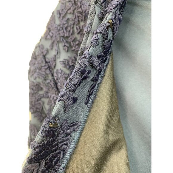 NWT Tadashi Shoji Mesh Lacy Overlay Pencil Dress Size 6 S Stretch RDD10676 - Picture 12 of 16